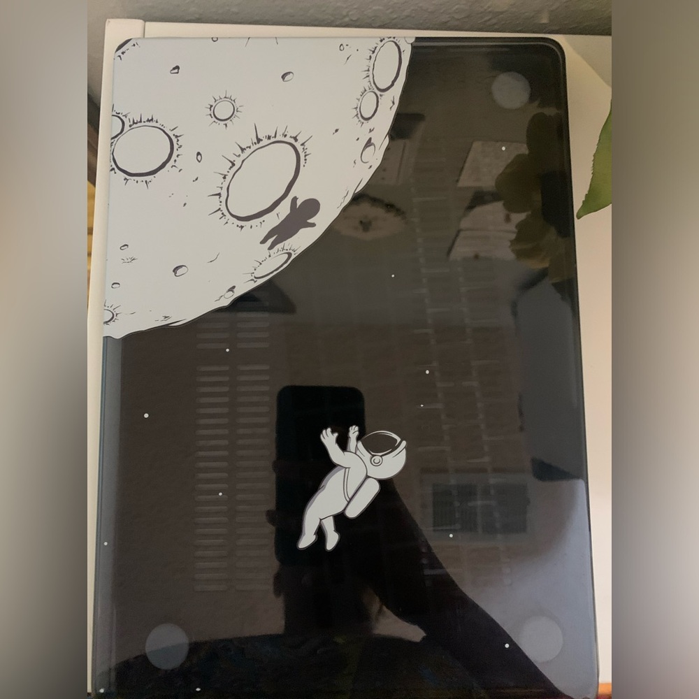 MacBook Pro 14 Inch 2023 2021 Black and White Astronaut  Case